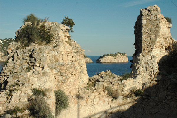 Javea, ruine kasteel